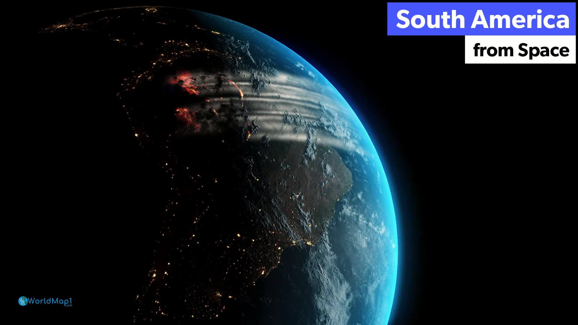 South America from Space